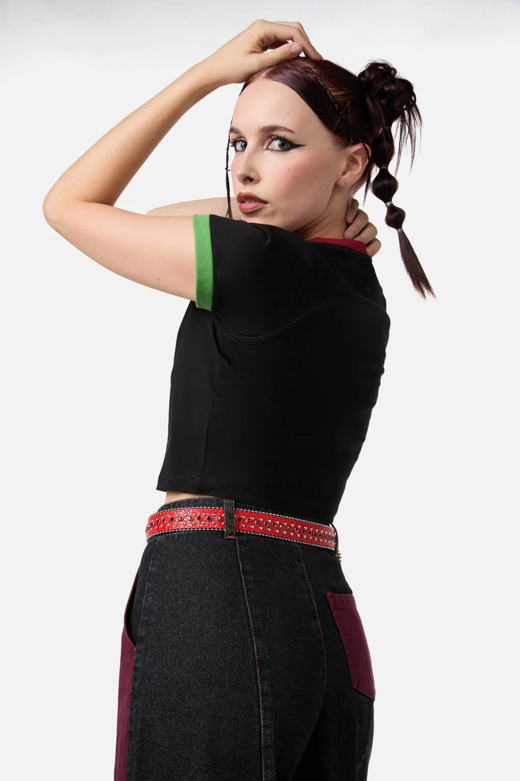 Star Buckle Stud Belt