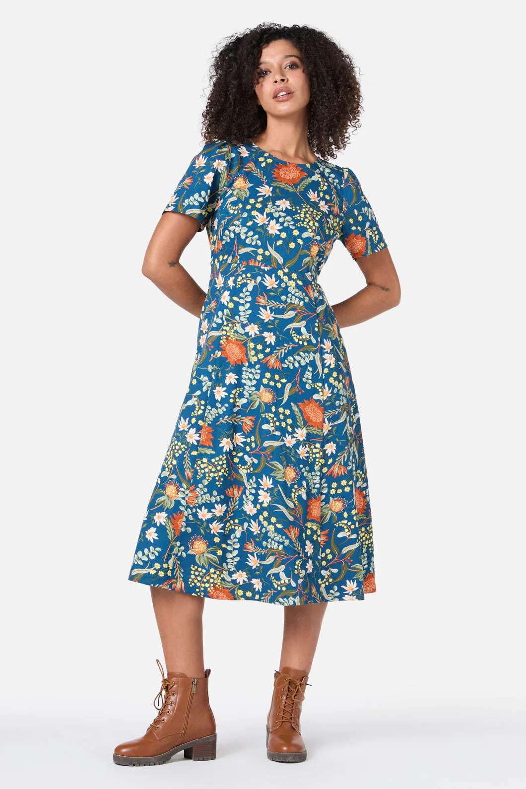 Opal Native Midi Dress