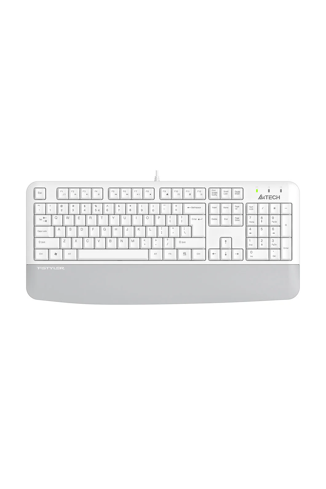 FK20 Multimedia Wired Full Keyboard (White)