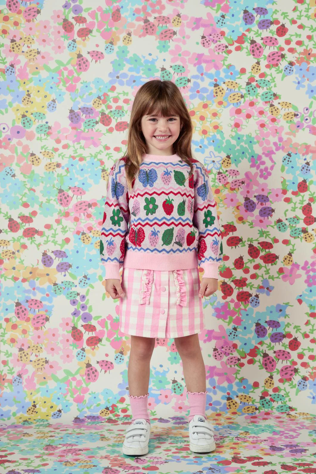 Garden Stripe Kids Knit