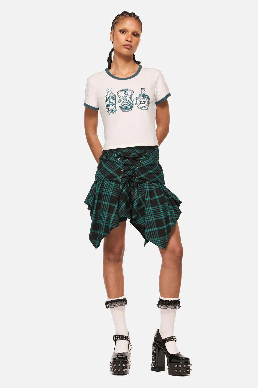 Conjuring Tartan Hanky Skort