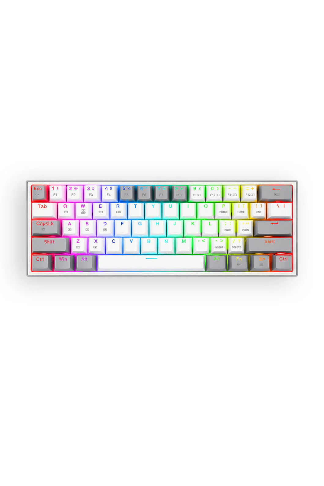 K616-RGB Fizz Pro 65% Keyboard (White/Grey)