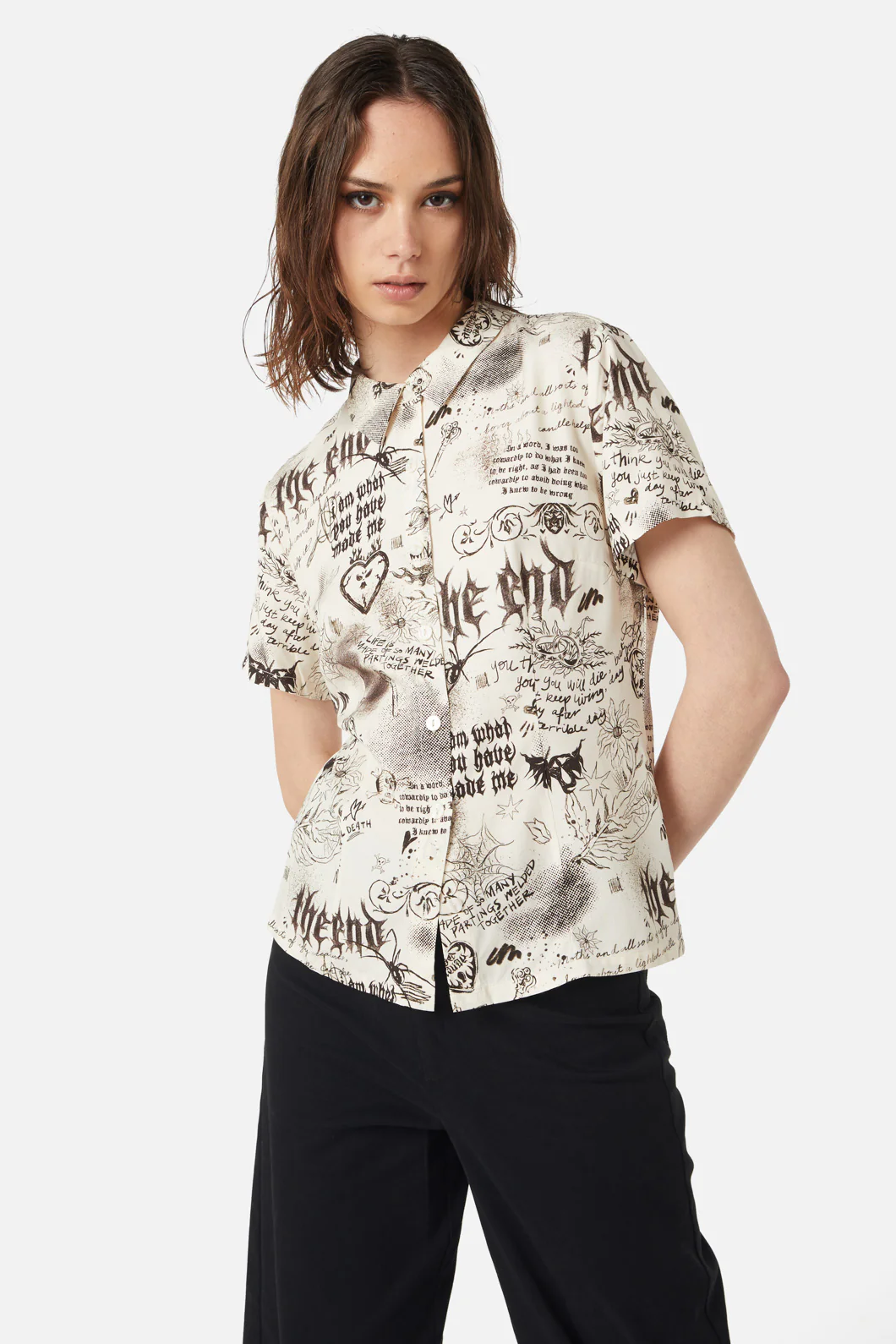 Lover's Departure Printed Blouse