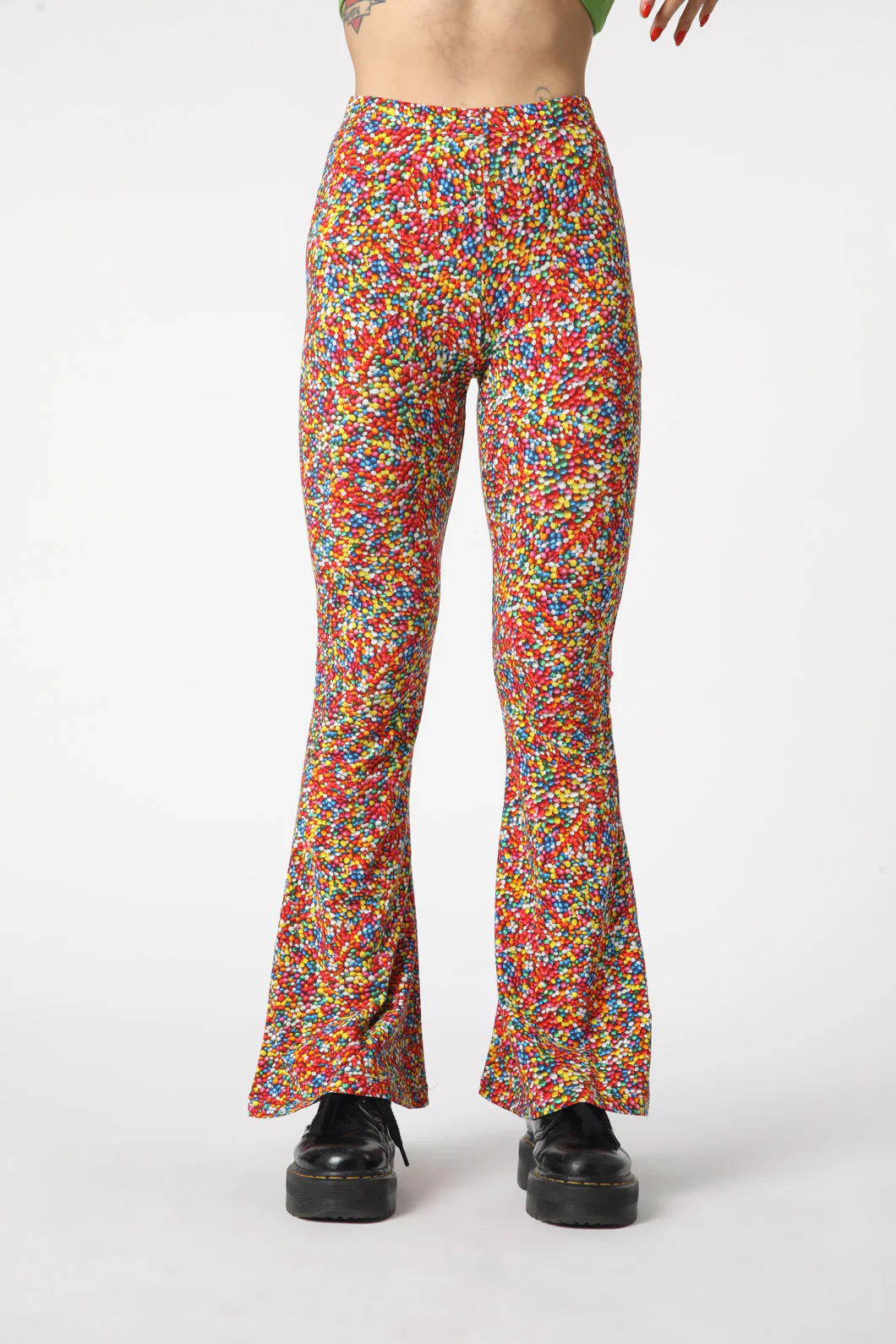 Sprinkle Cotton Flare Pant