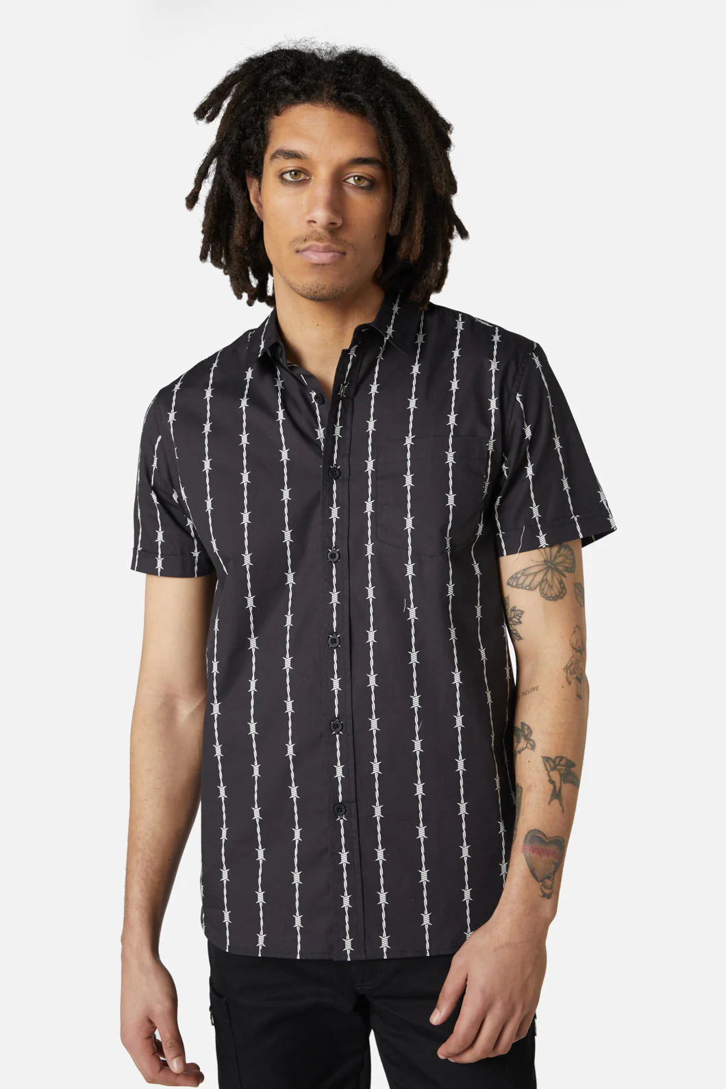 Barbed Wire Short Sleeve Shirt