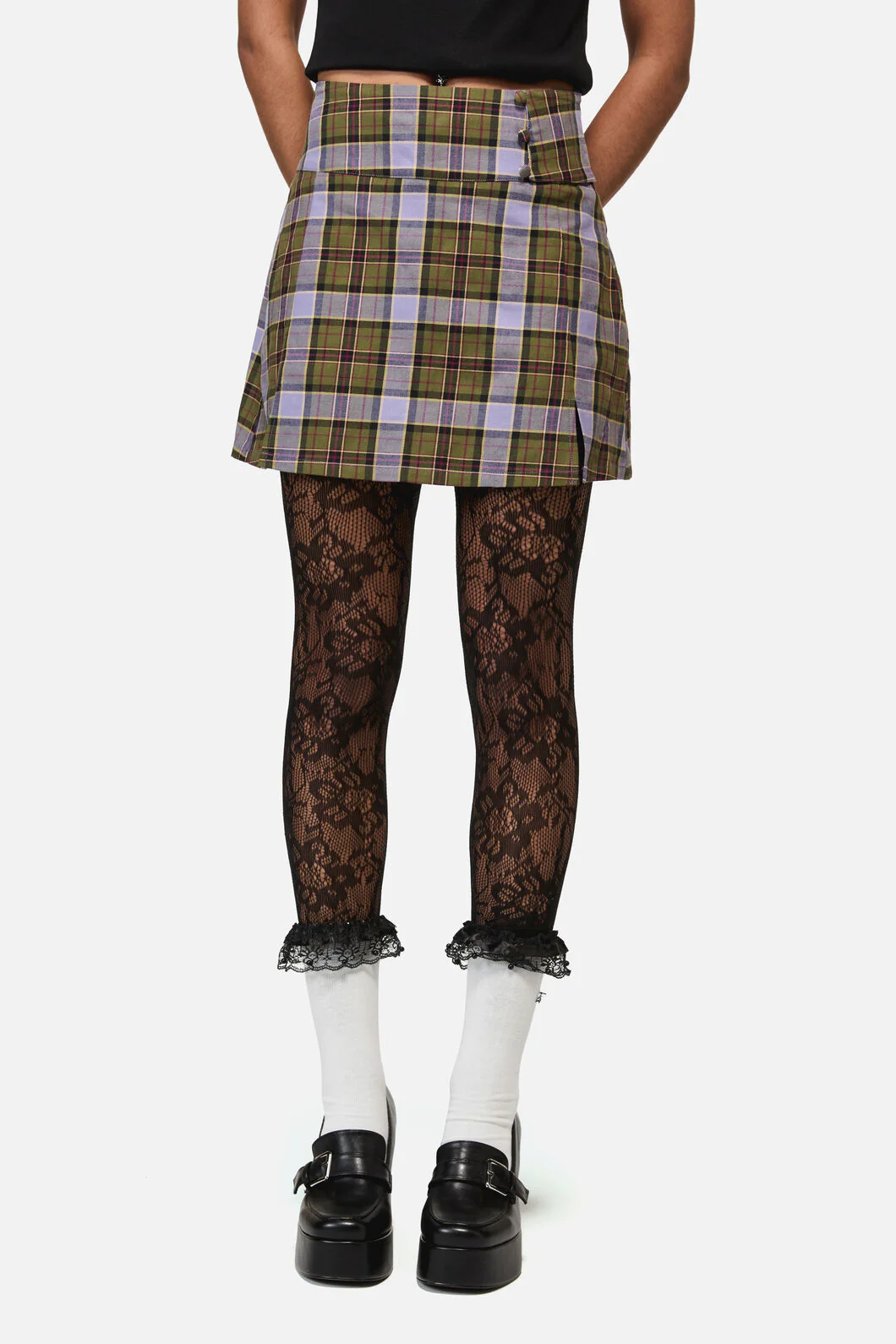 Apothecarius Tartan Goth Skort