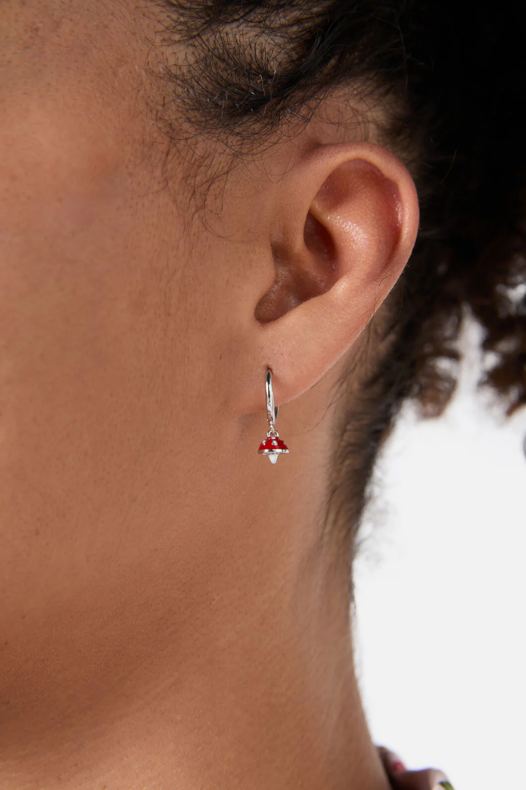 Small Mushroom Sleeper Earrings