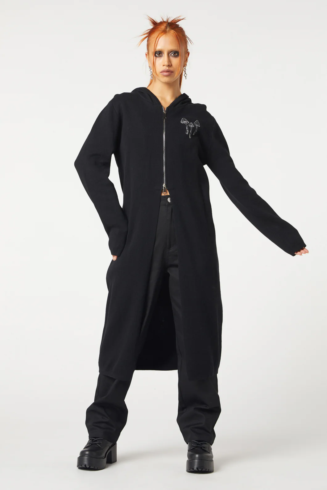 Shroom Cap Knit Cape