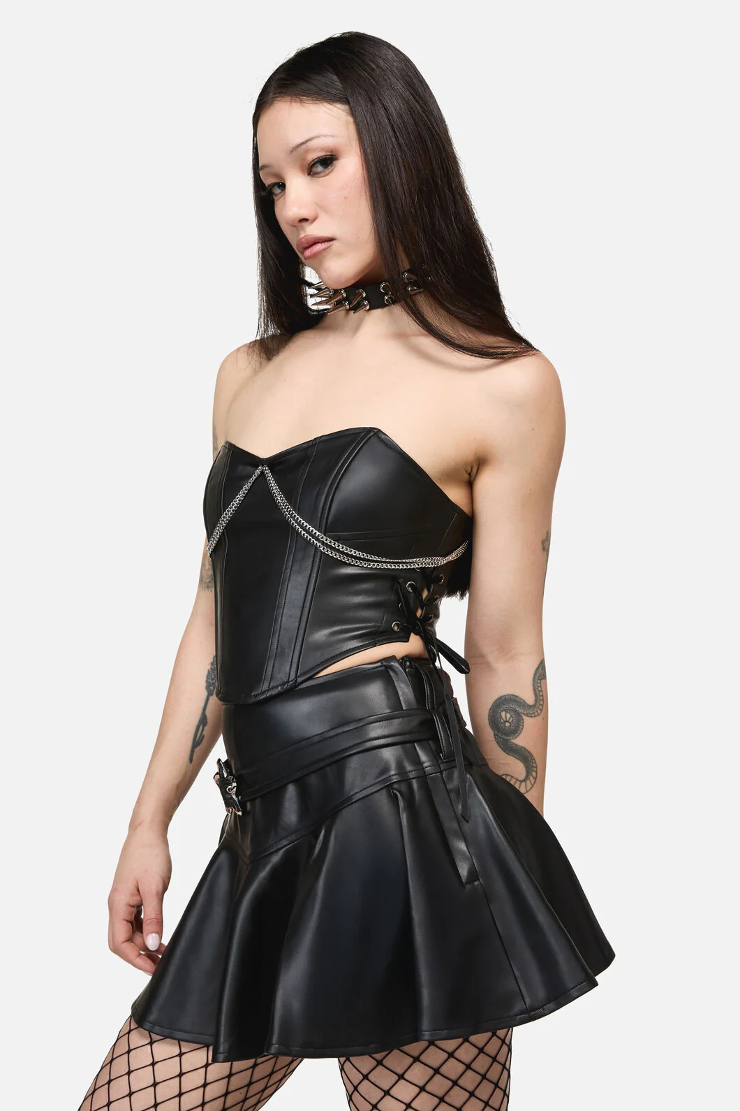 Roxi Goth Chain Trim Corset