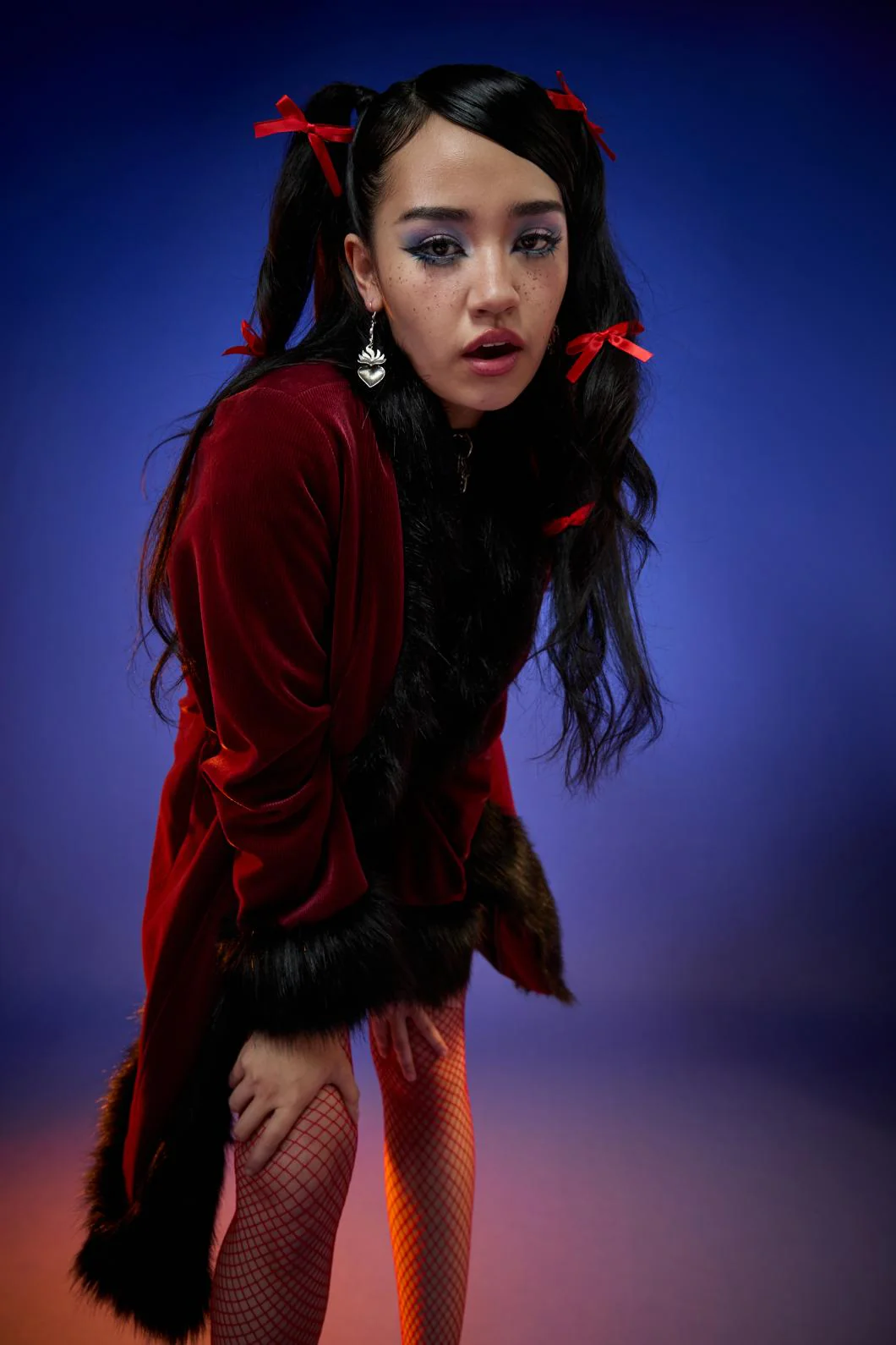 Prestige Cord Fur Trim Coat