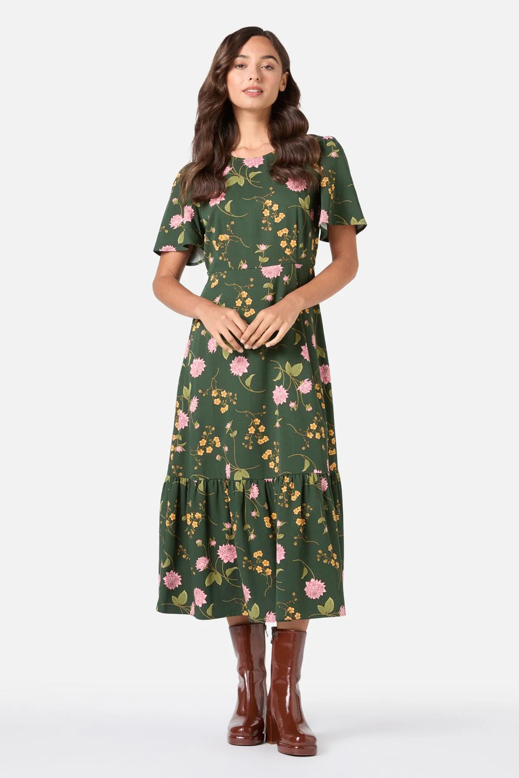 Esmerelda Floral Midi Dress