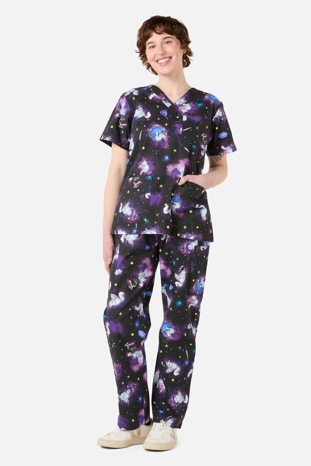 Magic Cats Scrub Set