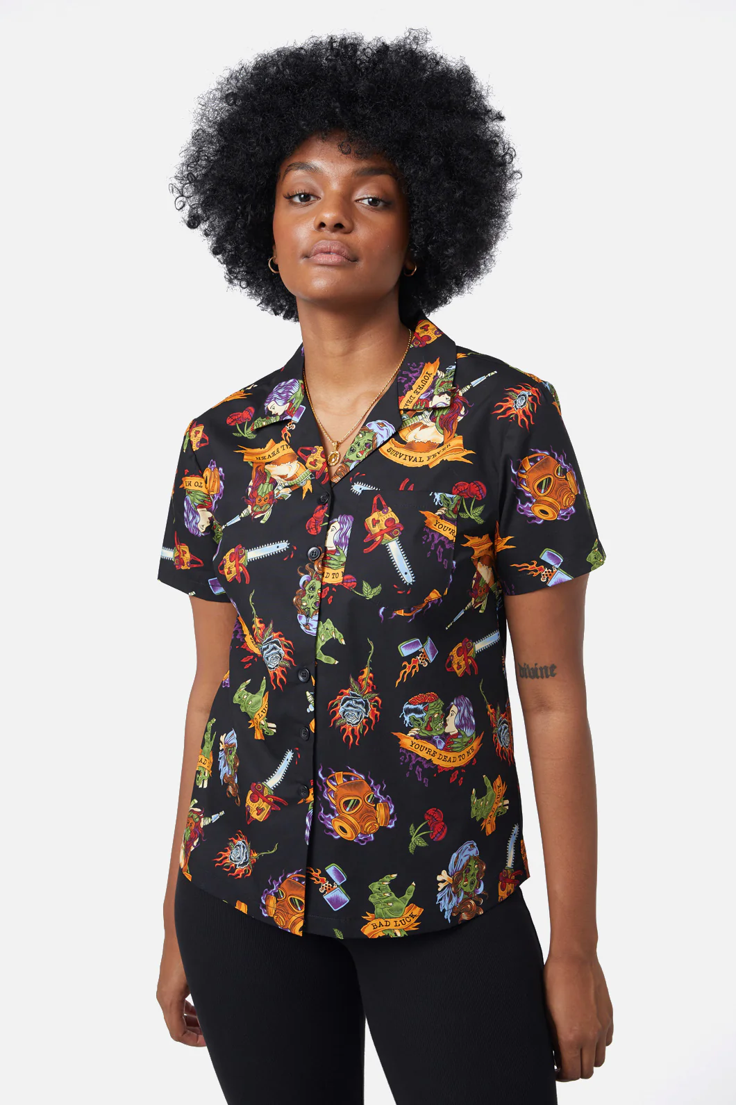 Tattoo Zombie Cotton Shirt