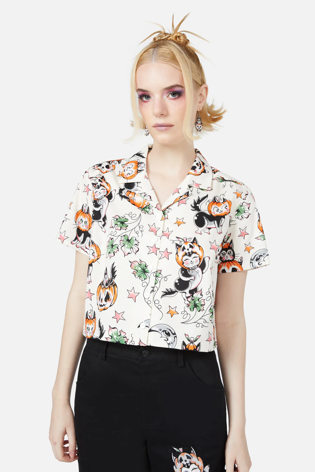 Pumpkin Patch Kitty Blouse