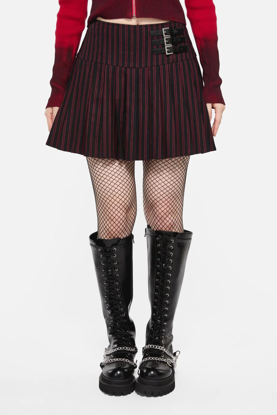 Undead Pinstripe Skort