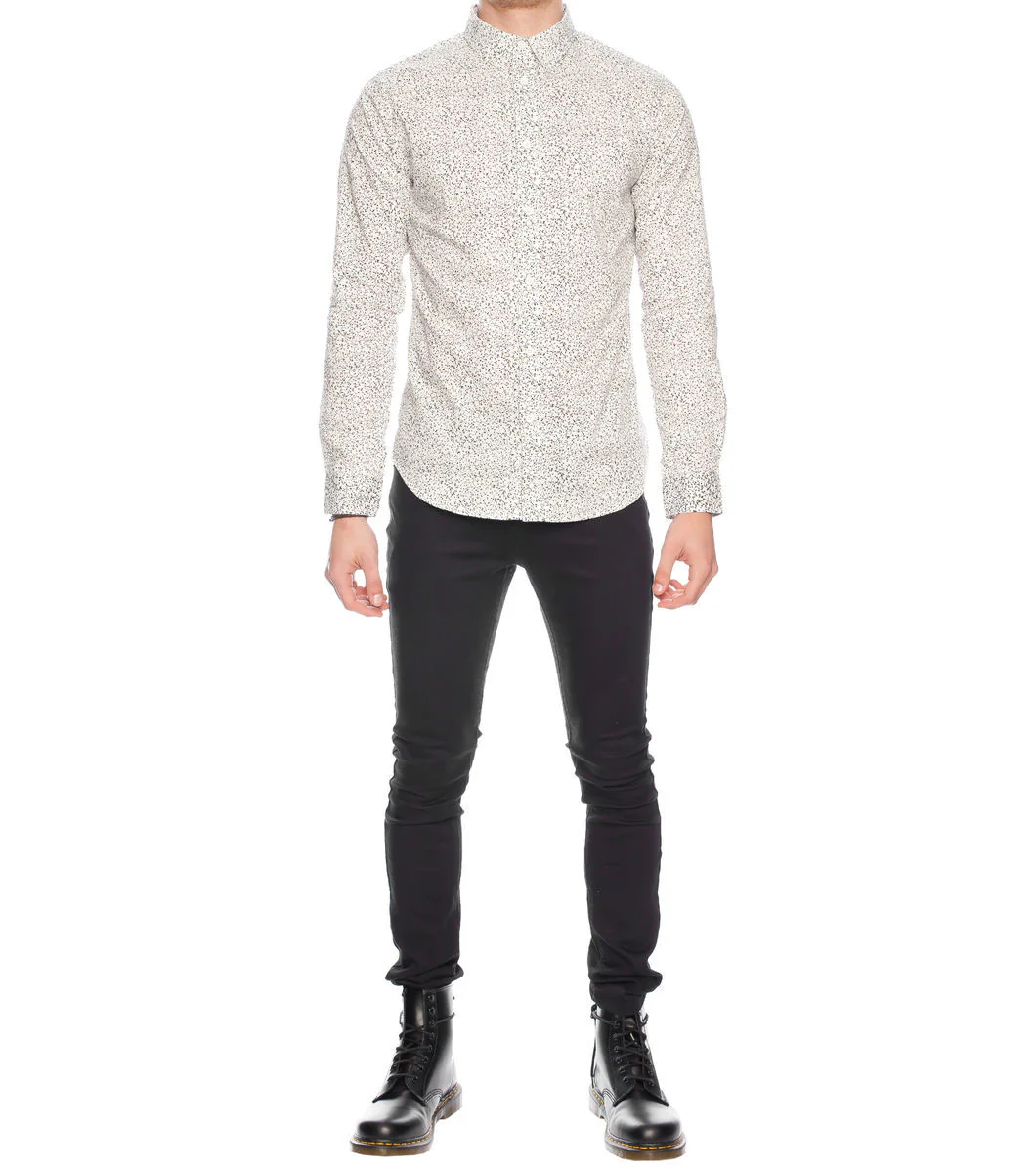 Black And White LS Shirt