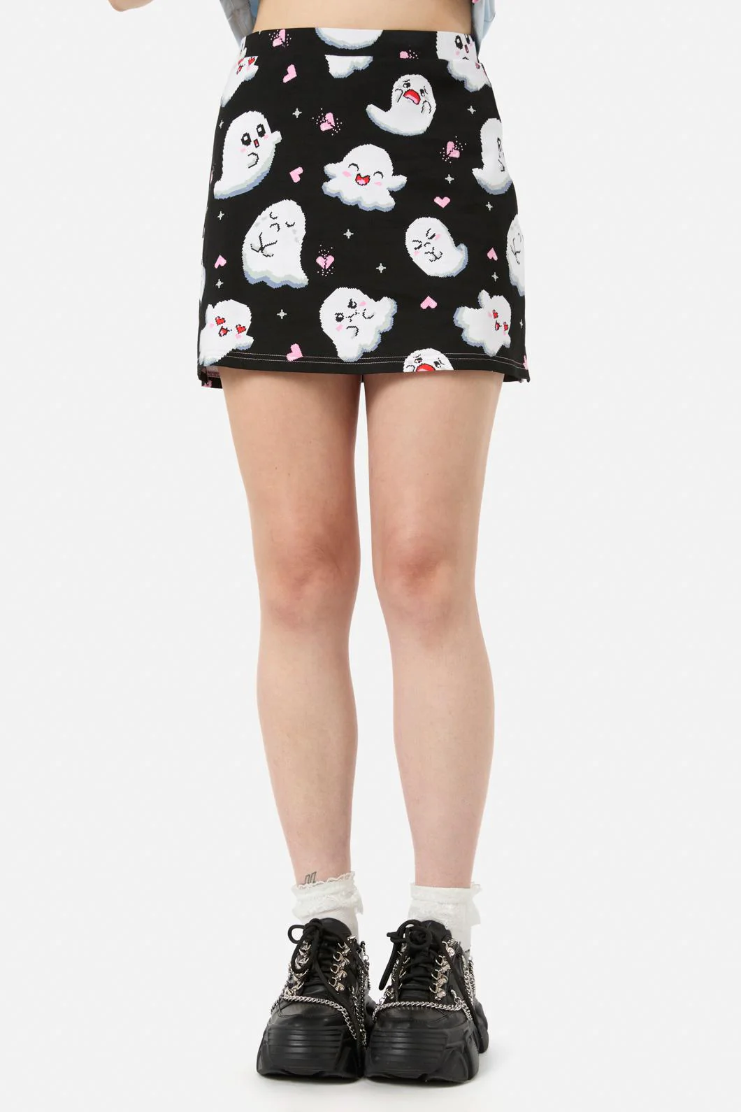 Ghostie Print Skort