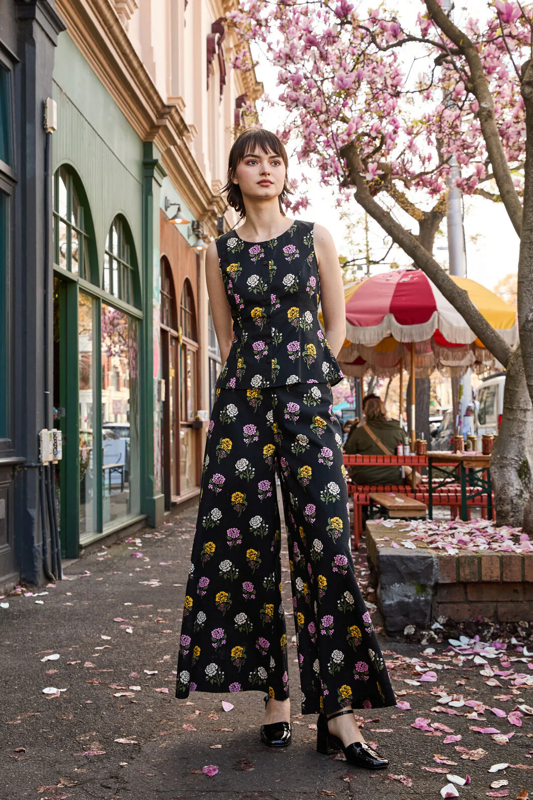 Astrid Rose Wide Leg Pant