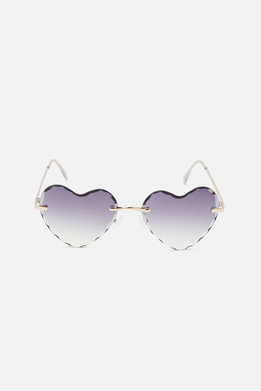 Cool Grey Heart Sunglasses