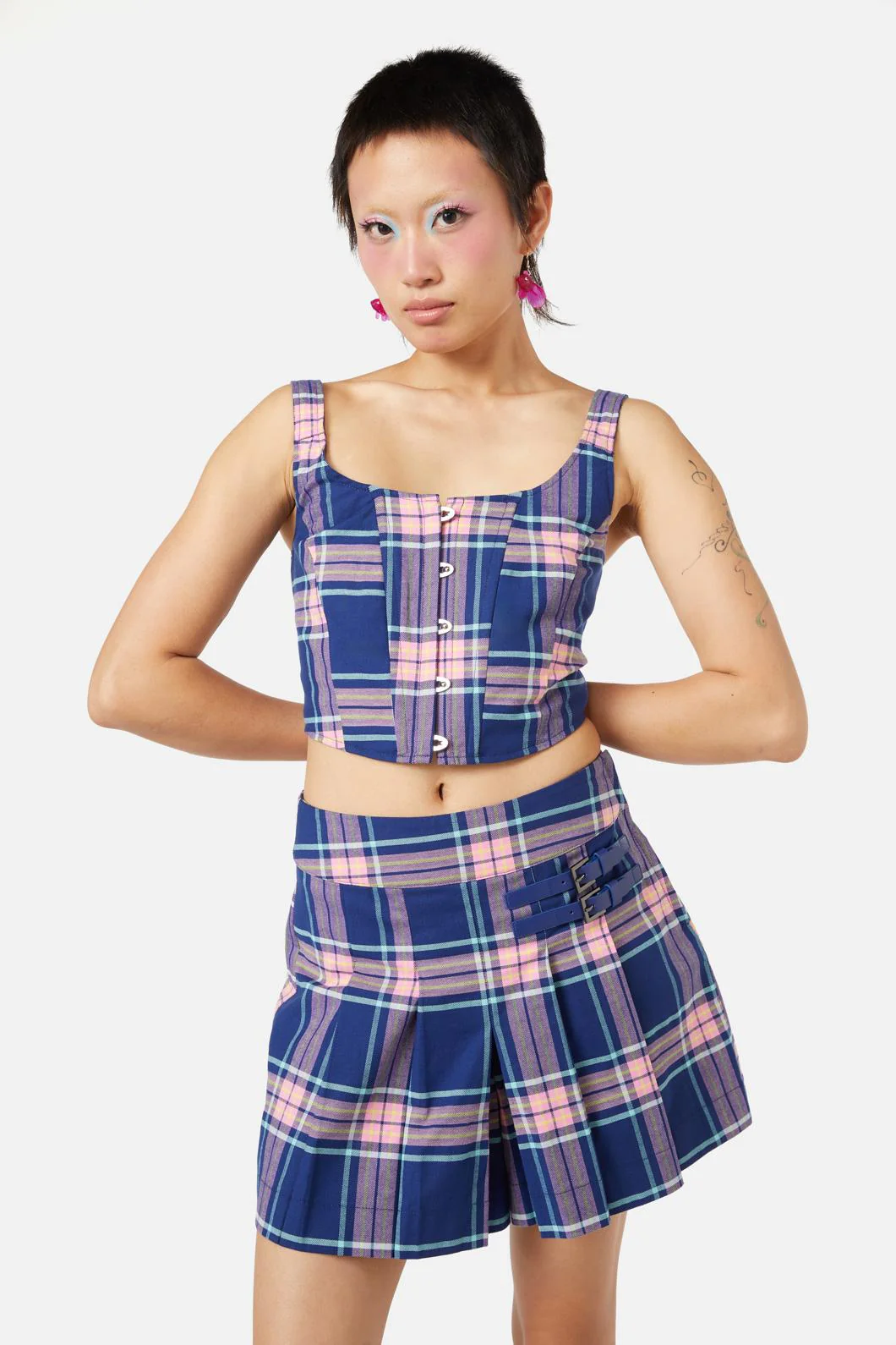 Sandbank Tartan Corset