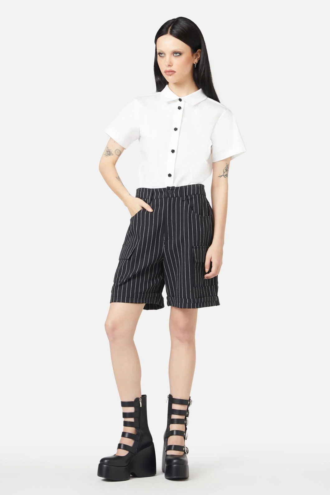 Sew Much Fun Stripe Shorts