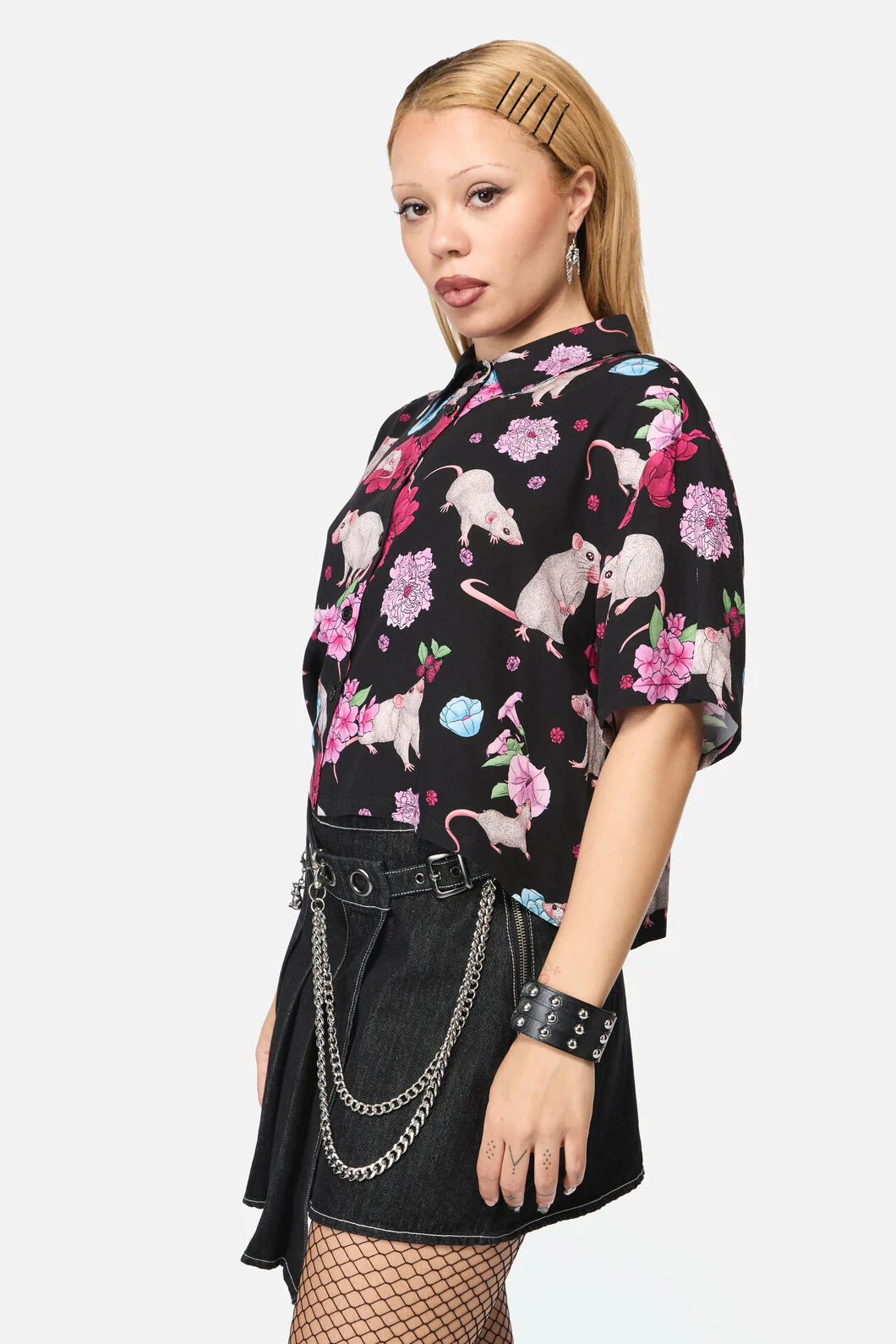 Rat-A-Tat Print Blouse