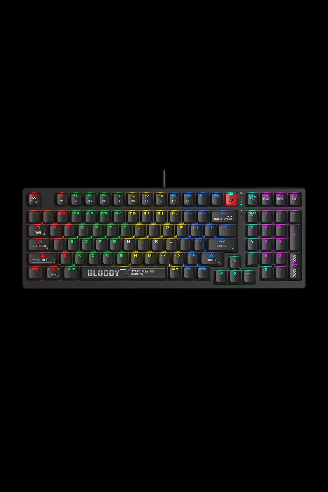 S98 BLMS Mechanical Keyboard 80% (Bloody black)