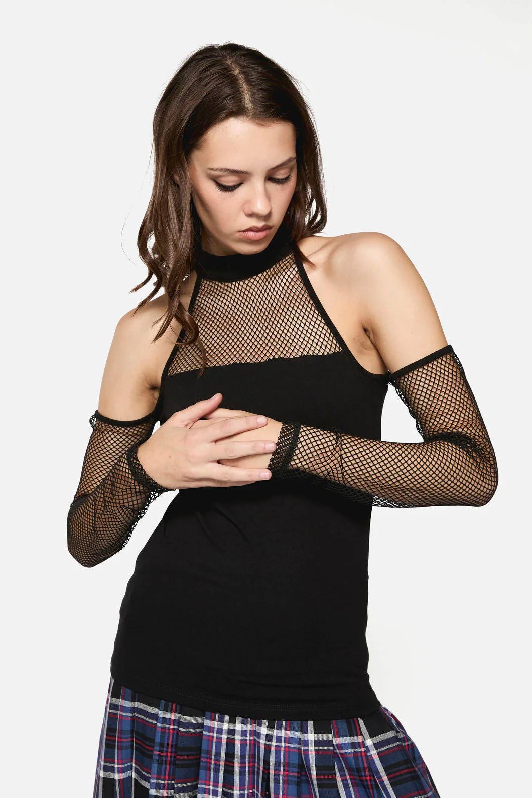 Scribbles Mesh Top