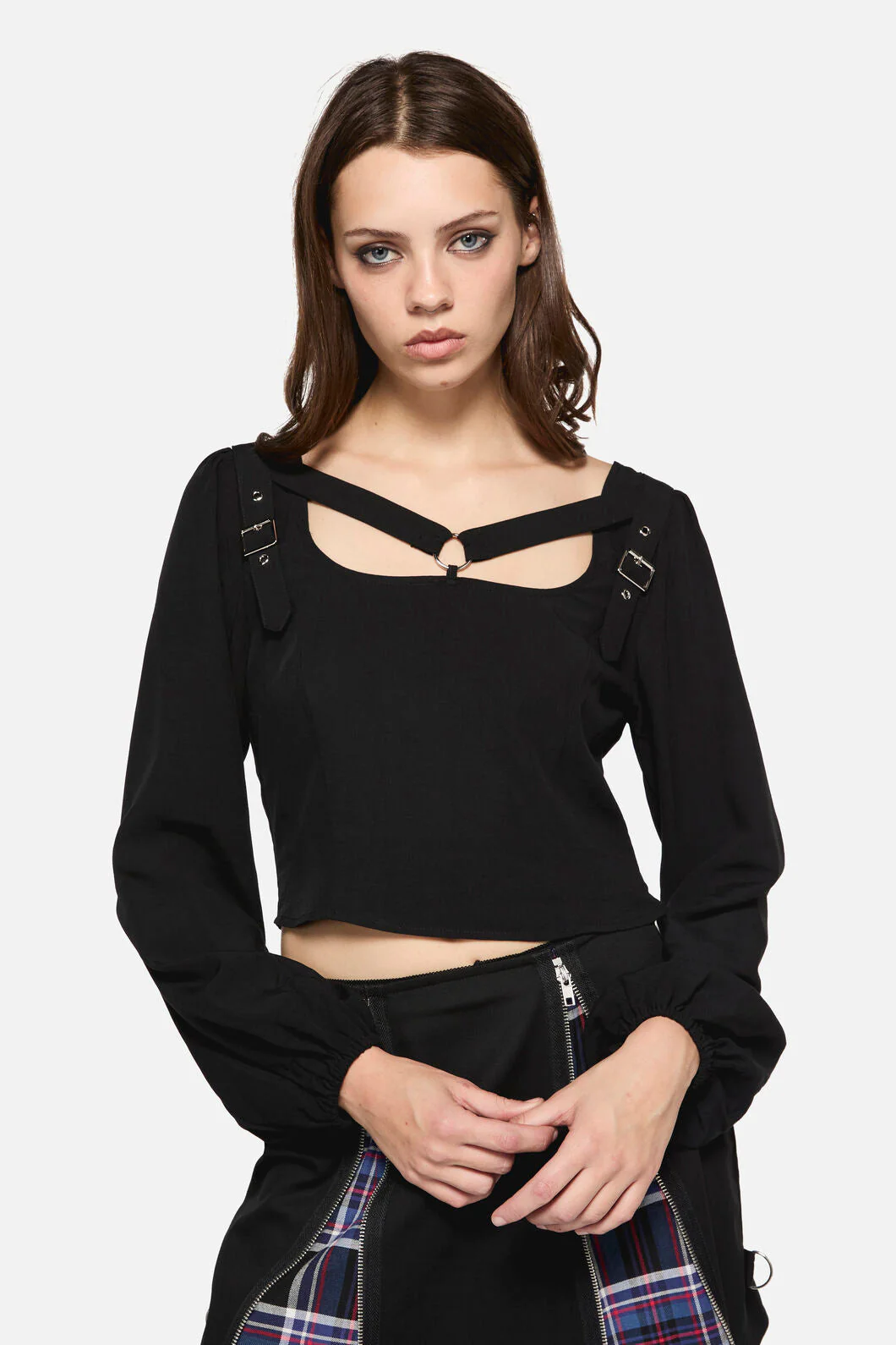 Little Bitter Buckle Strap Blouse