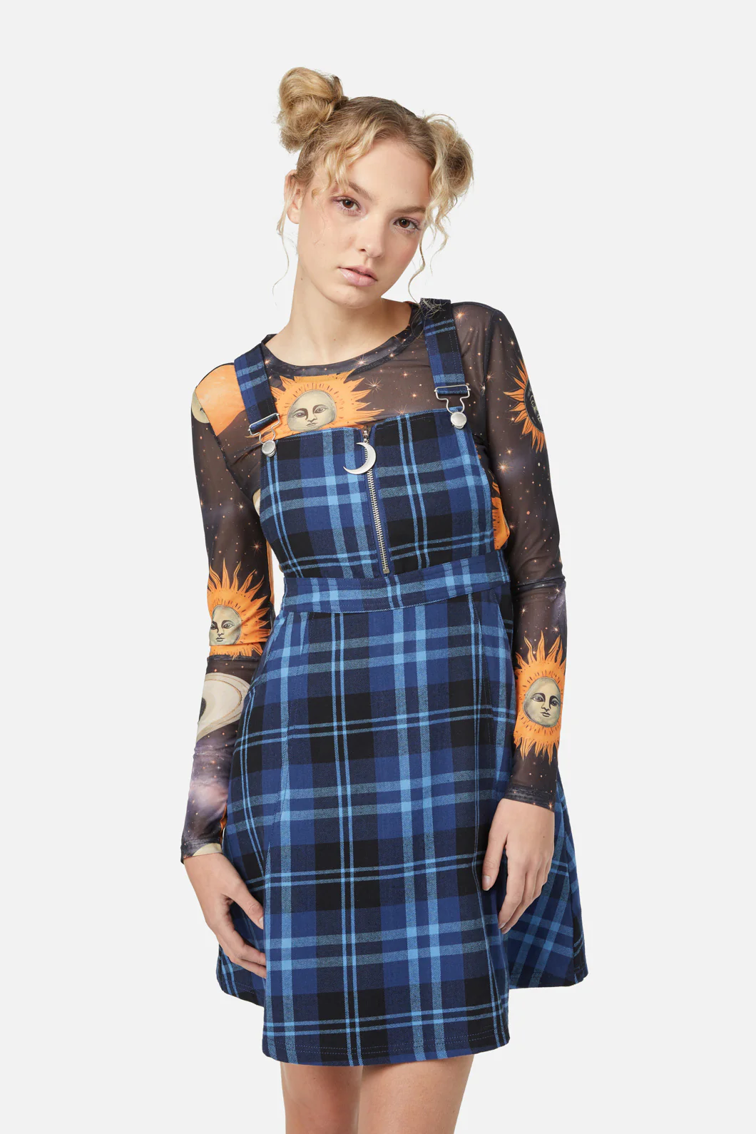 Moonlit Tartan Pinny