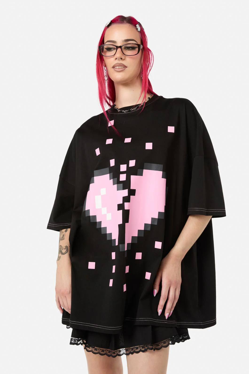 Two Of Hearts OS Tee