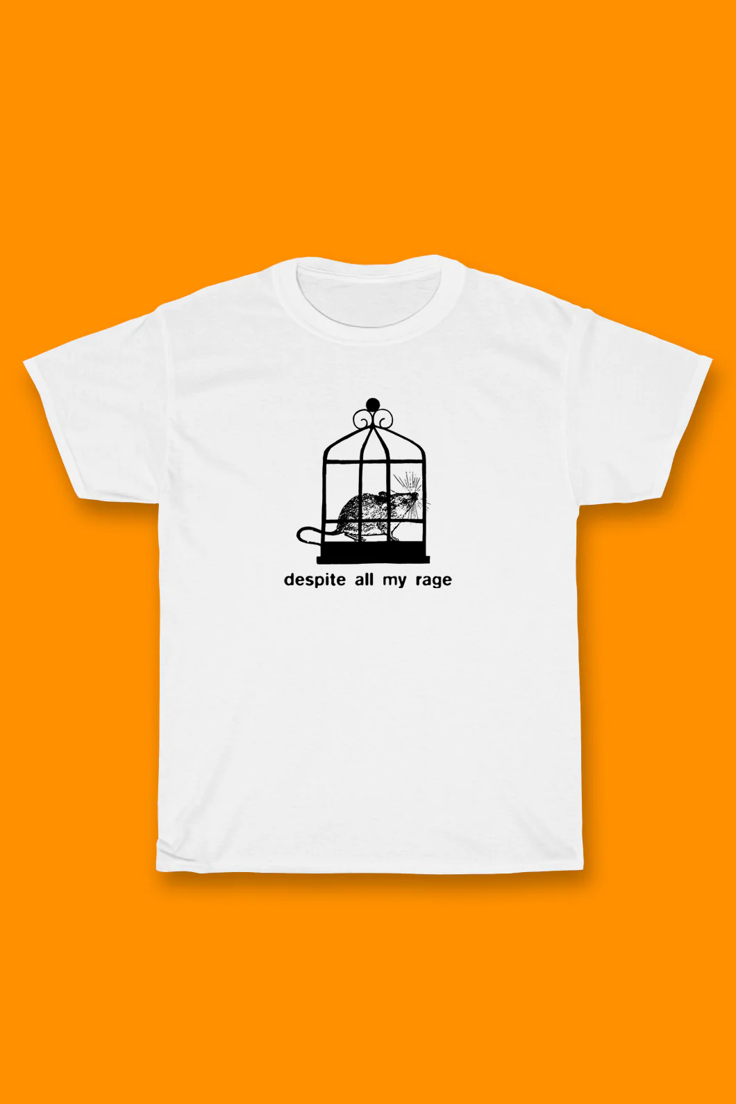 Rage White Graphic Tee