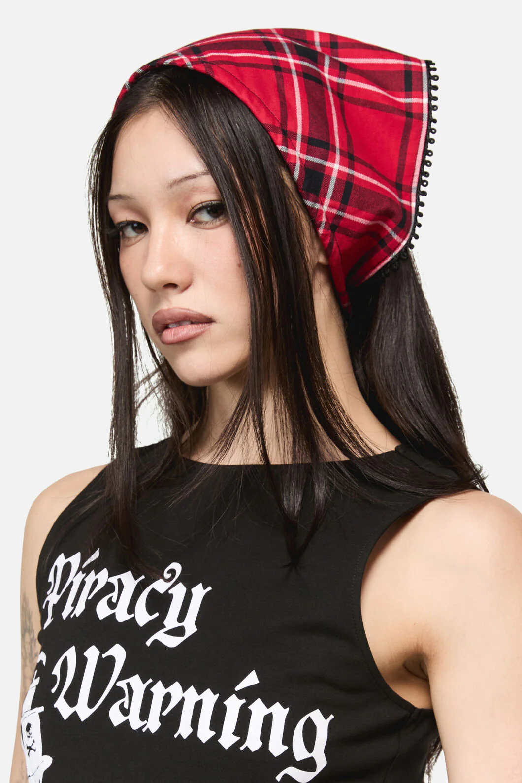 Piracy Tartan Head Scarf