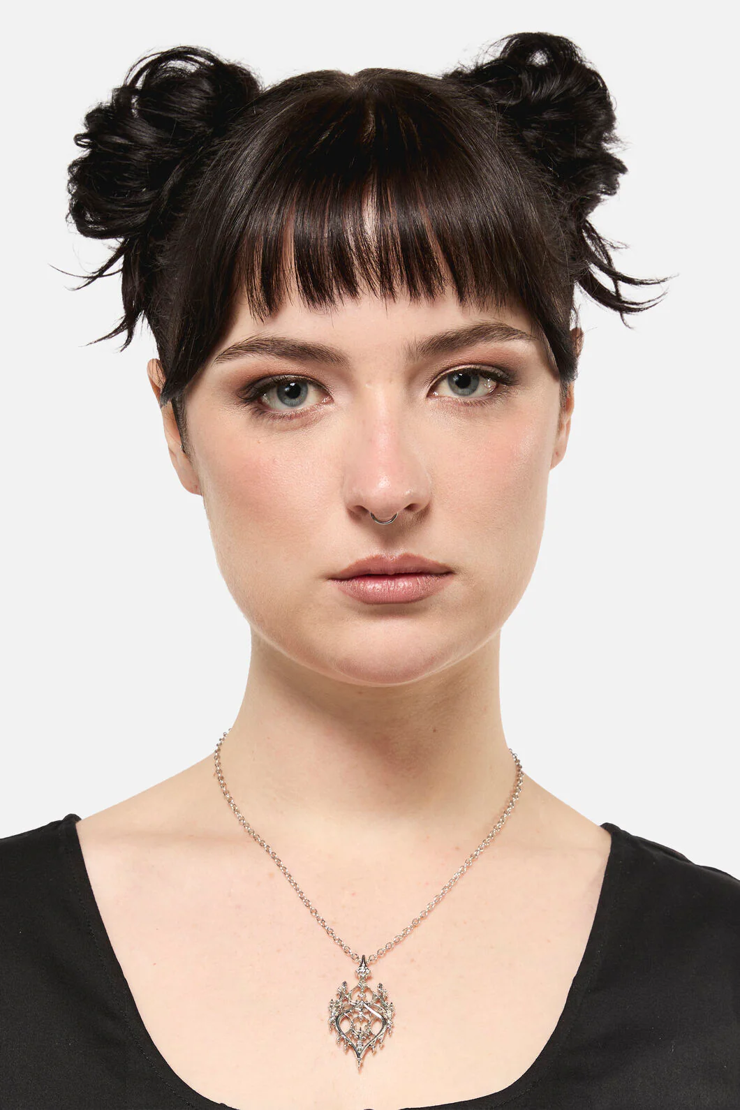 Silver Goth Necklace