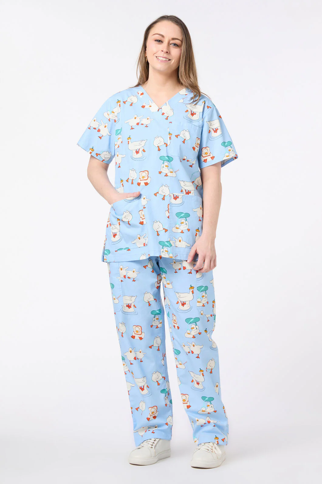 Puddle Duck Scrub Set