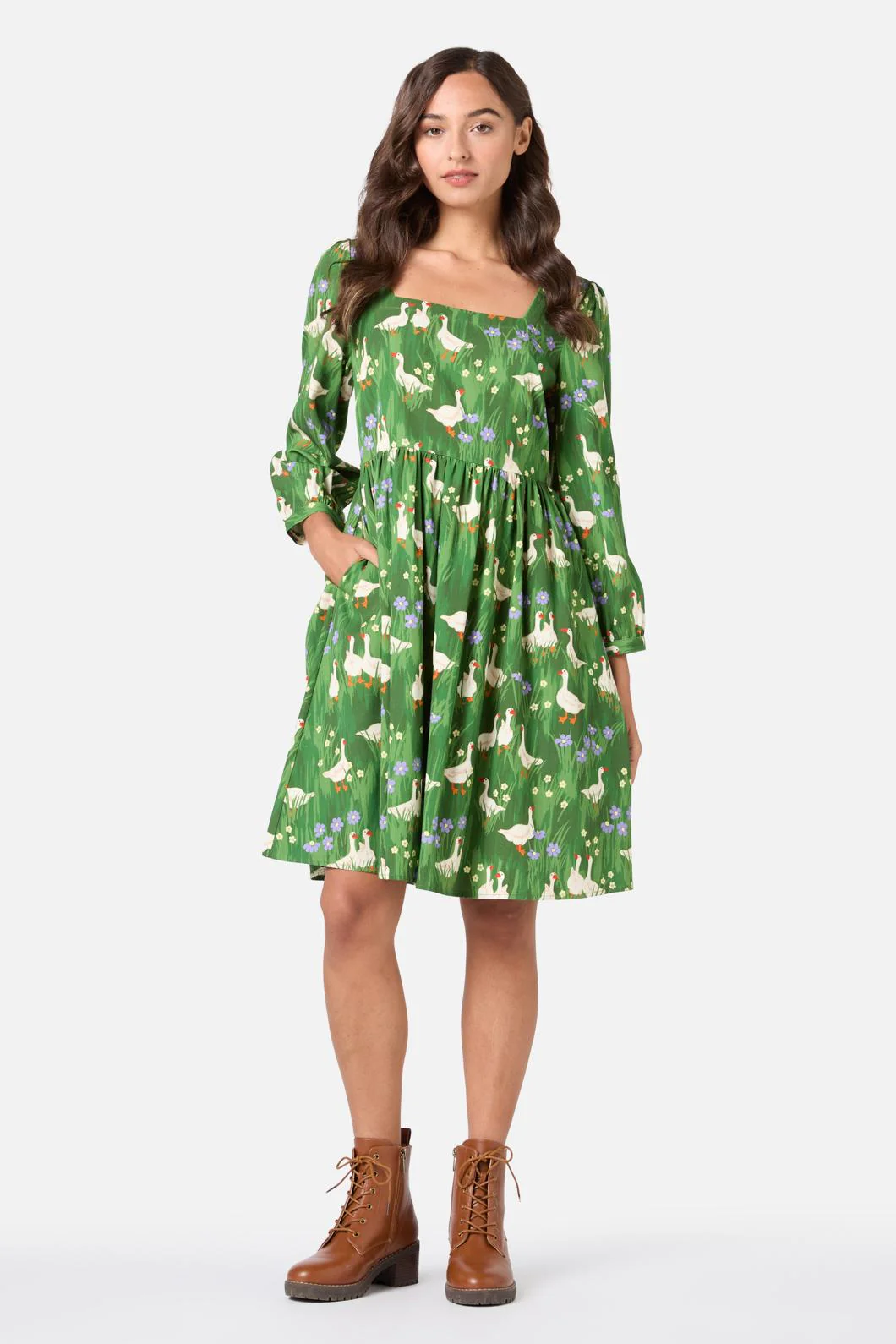 Lucy Goosey Smock Dress