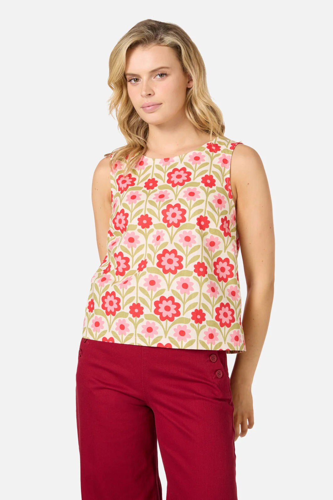 Cleo Geo Shell Top