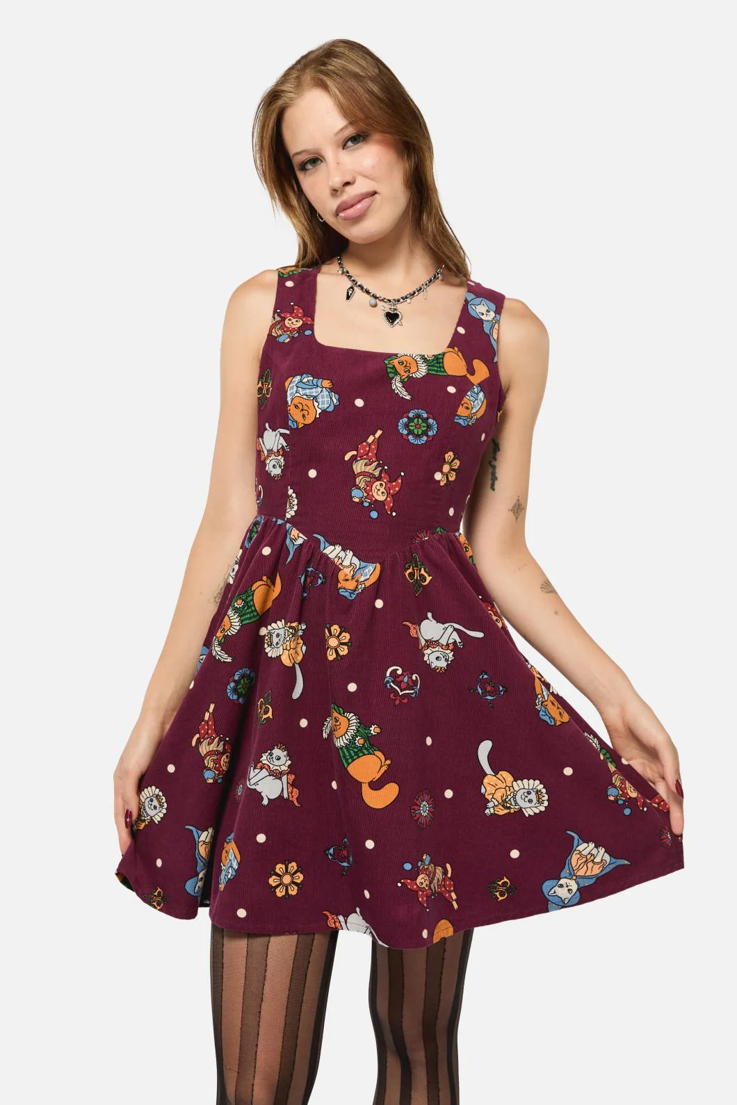 Left Right Cord Dress