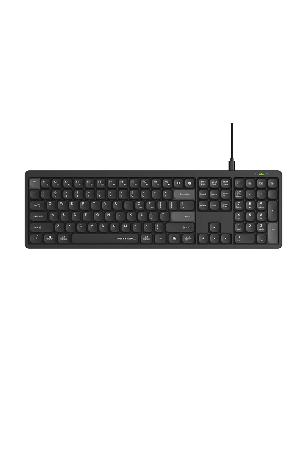 FX55 Low Profile Full Keyboard (Black)