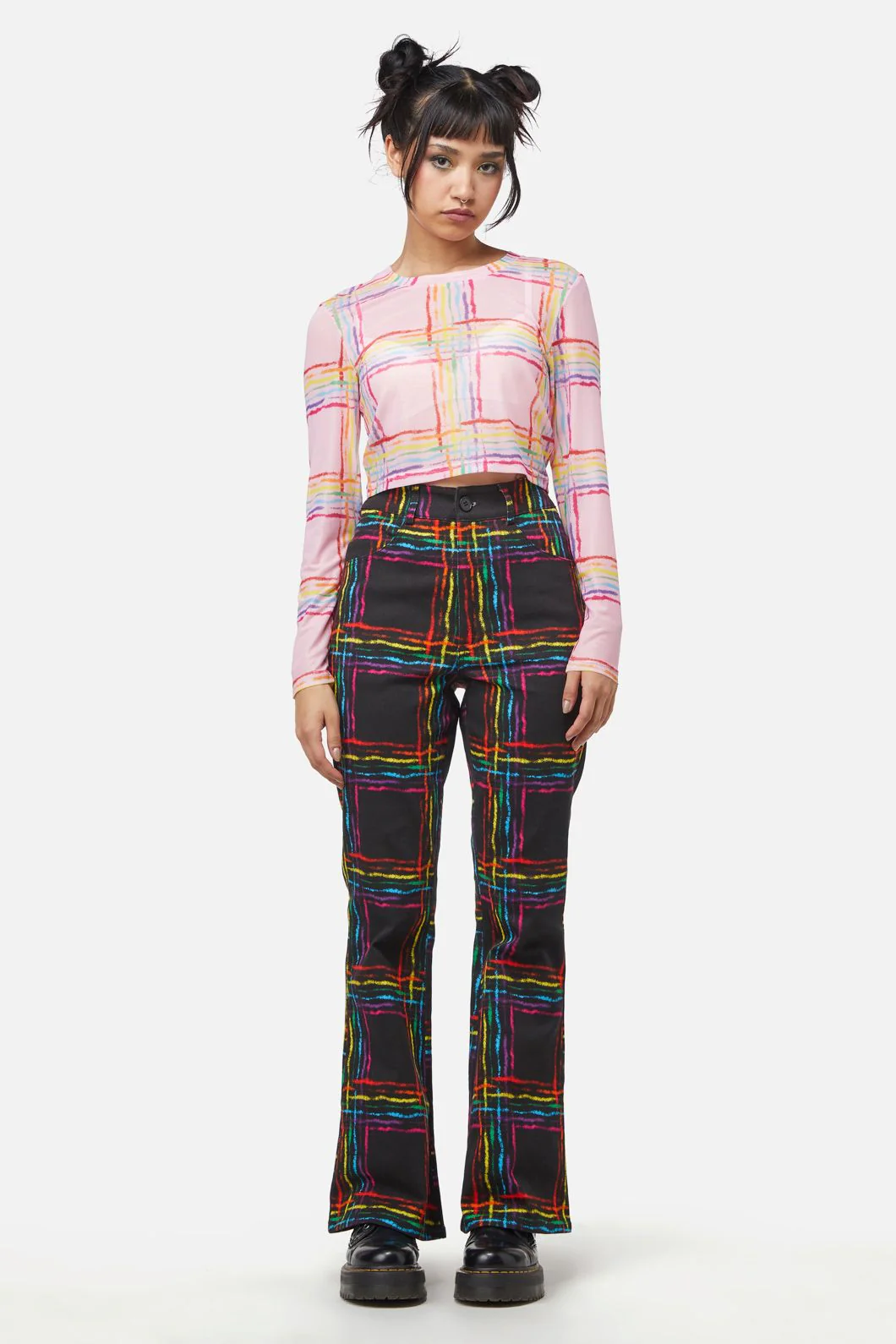 Hype Queen Mesh Crop