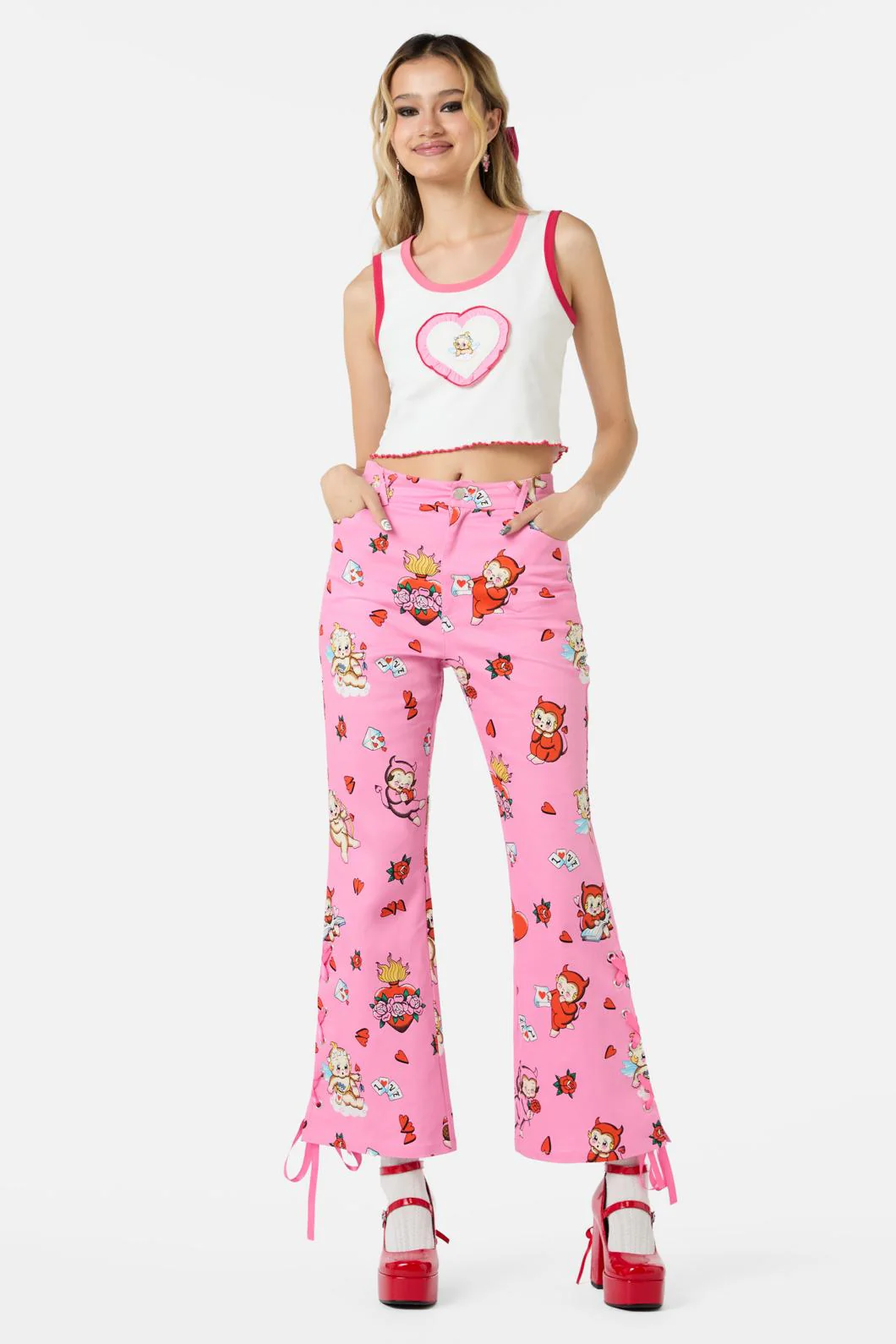 Cupido Frill Heart Tank