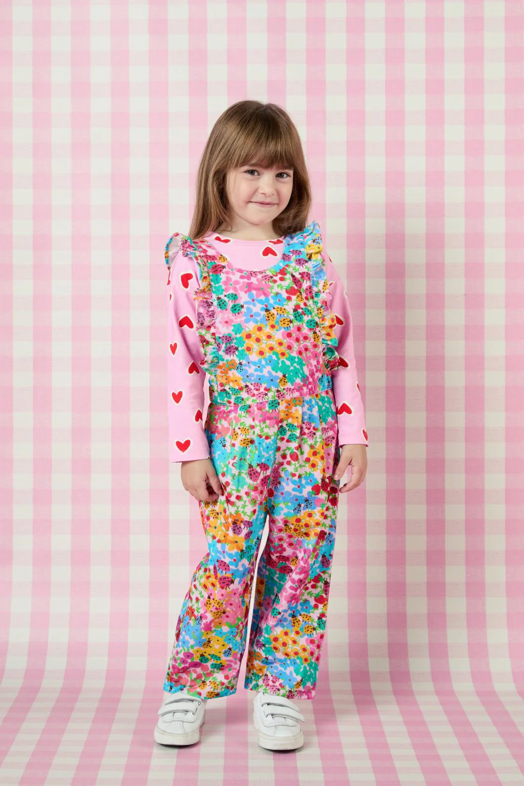 Ditsy Floral Kids Overalls