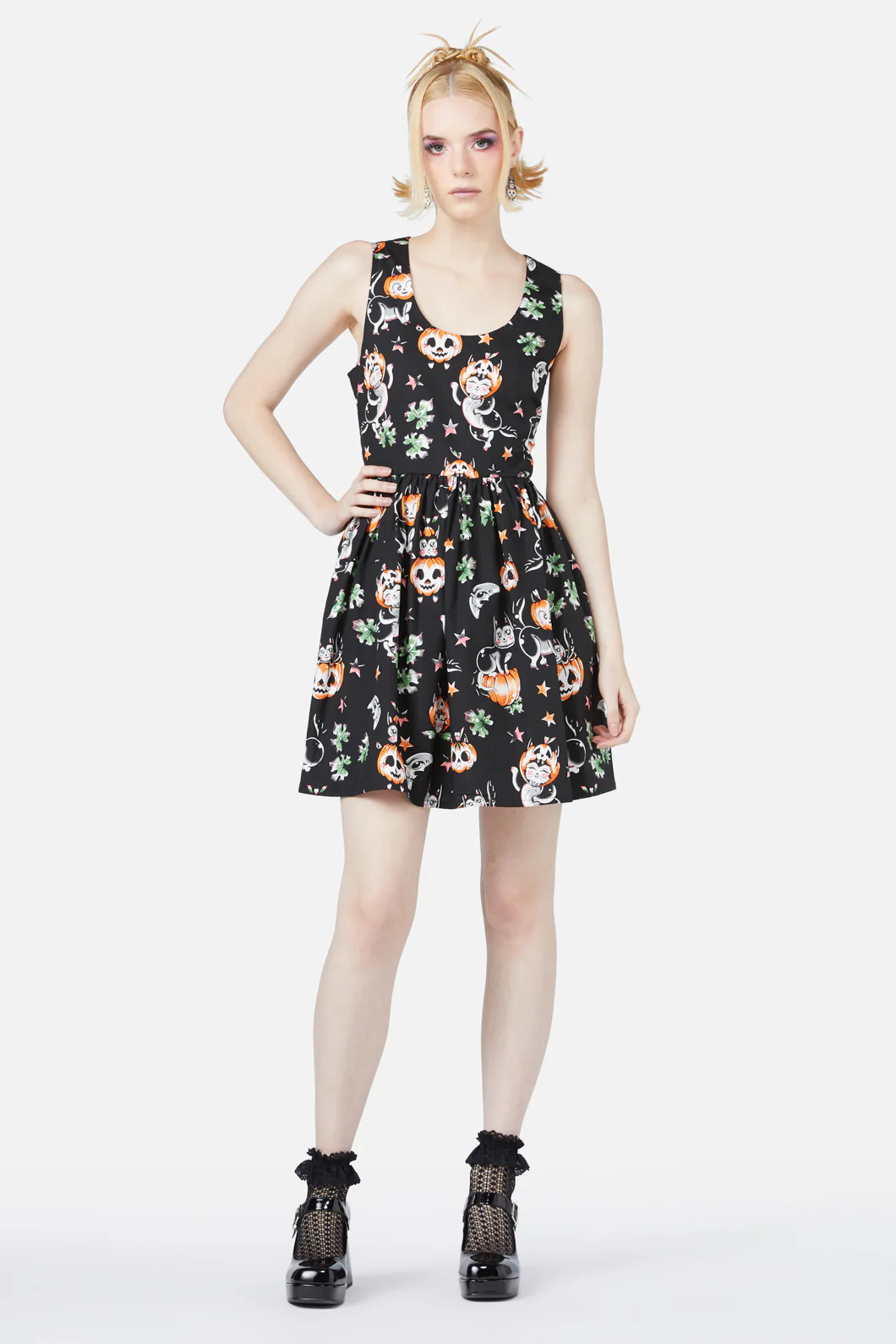 Pumpkin Patch Kitty Dress