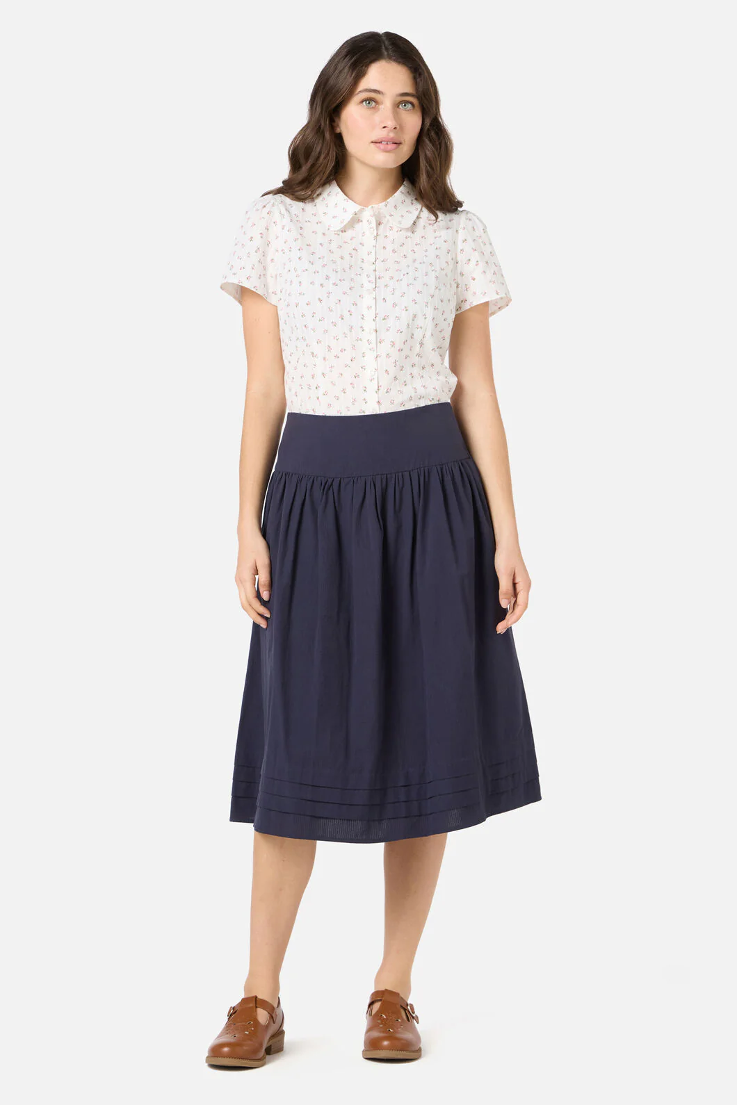 Lexi Gathered Yoke Skirt