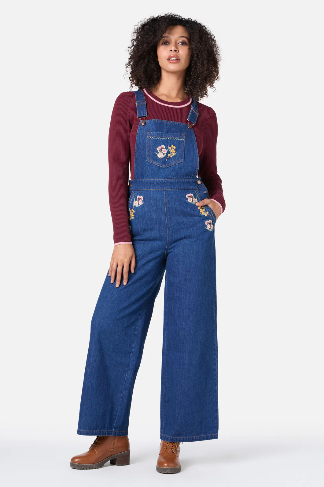 Elsie Embroidered Overall