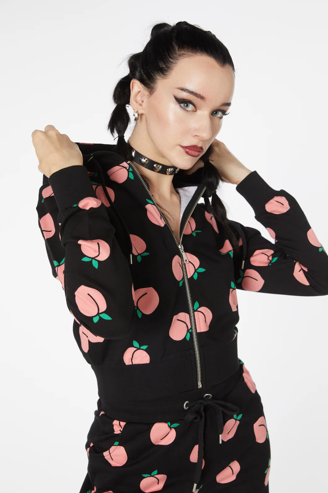 You Peach Cotton Hoodie