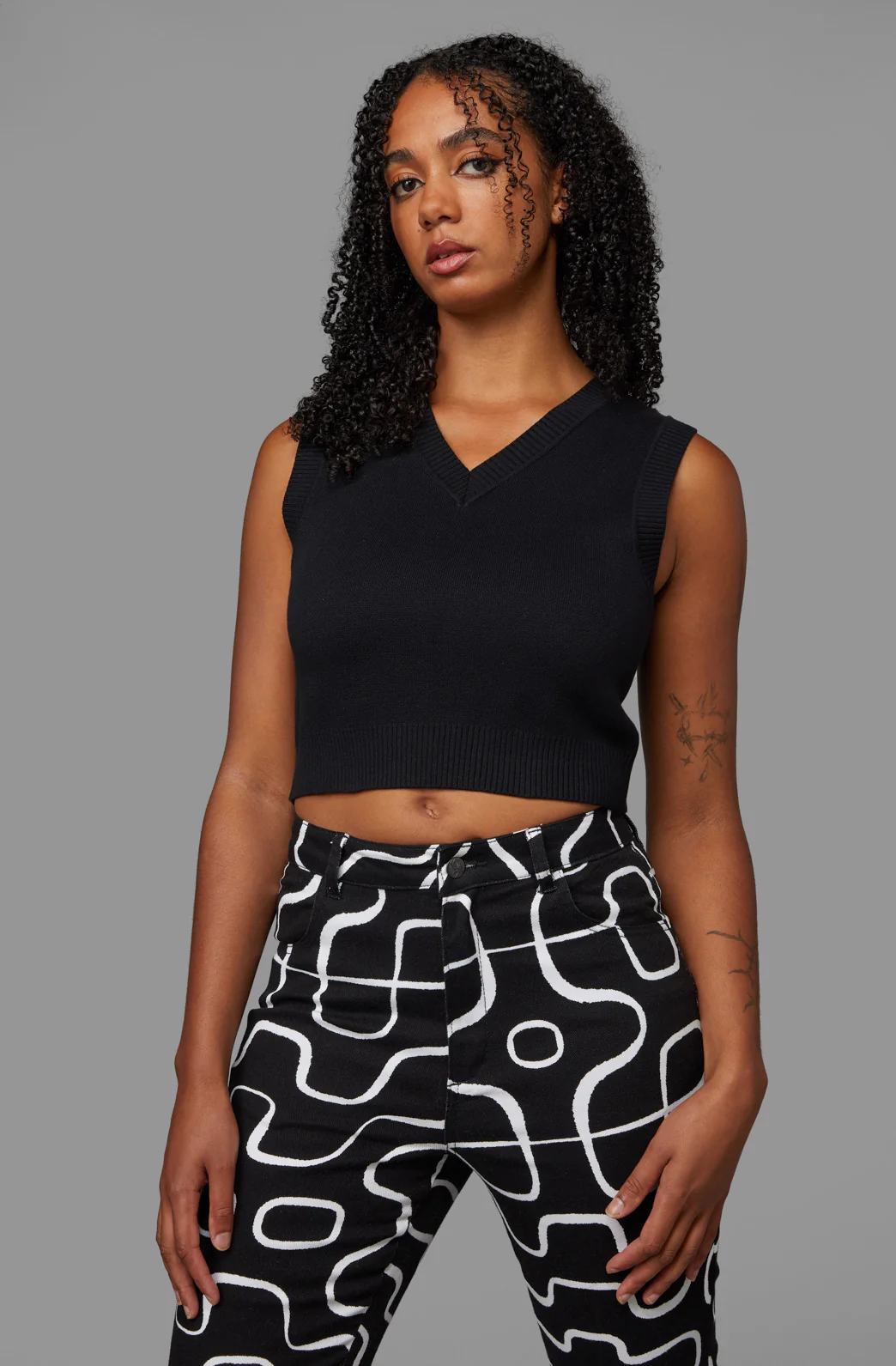 Haunted Bloom Knit Vest