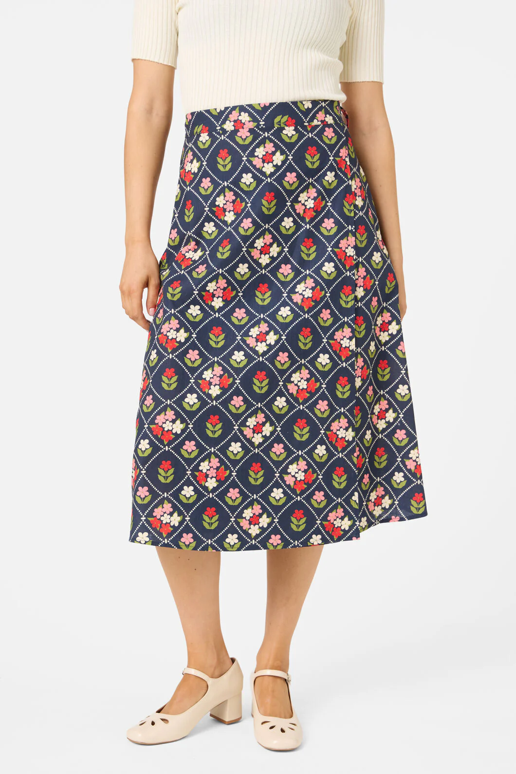 Judy Wrap Midi Skirt