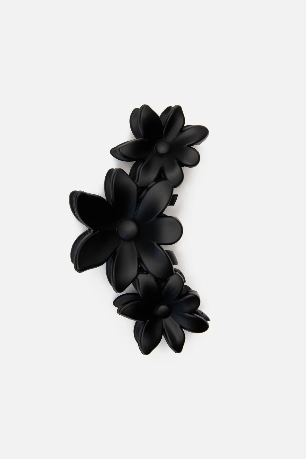 Black Daisy Claw Clip