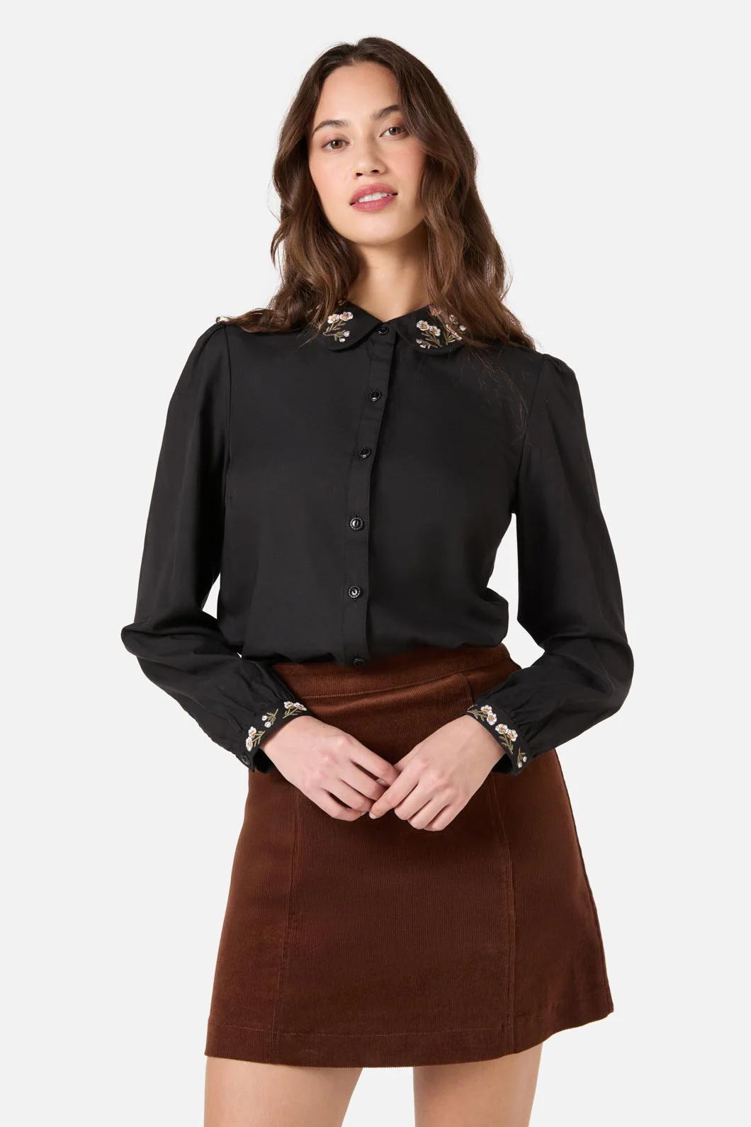 Flora Bee Embroidered Blouse